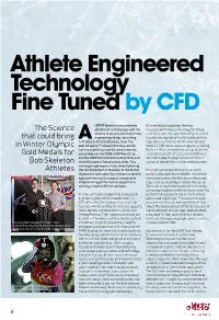 Athlete Engineered Technology Fine Tuned by CFD
