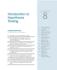 Introduction to Hypothesis Testing 3