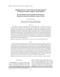 Morphostructure Control Towards the Development of Mahawu Volcanic Complex, North Sulawesi