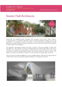 Steven Holl Architects