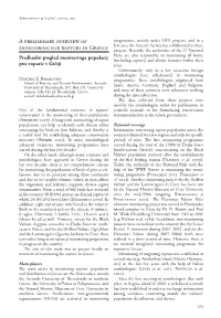 A Preliminary Overview of Monitoring for Raptors in Greece