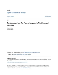 The Place of Language in the Waves and the Years