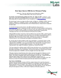 Unbound: a New Secure and High Performance Open Source DNS Server