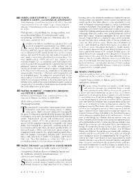 ABSTRACTS 117 Systematics Section, BSA / ASPT / IOPB