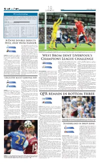 QPR Remain in Bottom Three Terday