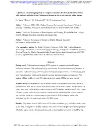 A Diffusion Tensor Imaging Study to Compare Normative Fractional