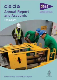 DSDA Annual Report & Accounts 2008-09 HC