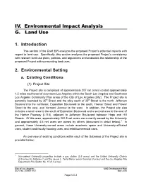 IV. Environmental Impact Analysis G. Land Use