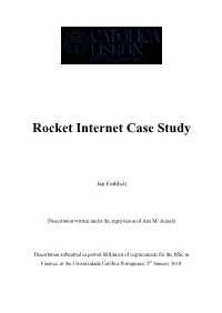 Rocket Internet Case Study