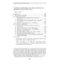 HENDIADYS in the CONSTITUTION Samuel L. Bray* INTRODUCTION