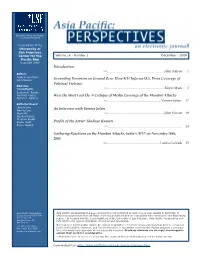 How 9/11 Informs US Press Coverage of Political Violence How the West