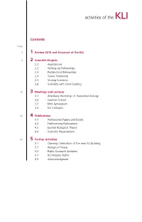 Activities of The