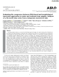 Evaluating the Congruence Between DNA‐Based and Morphological