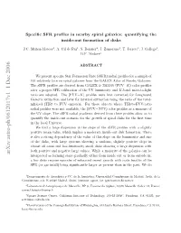 Specific SFR Profiles in Nearby Spiral Galaxies: Quantifying the Inside-Out