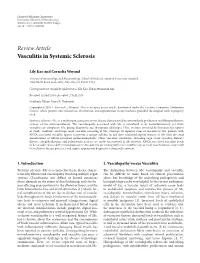Vasculitis in Systemic Sclerosis