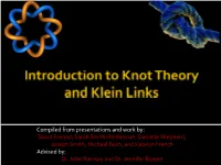An Introduction to Knot Theory