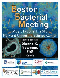 Iolabs· D Addgene 2018 Boston Bacterial Meeting - Schedule and Introduction