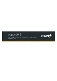 Appendix G Short Range Endemic Invertebrate Survey.Pdf