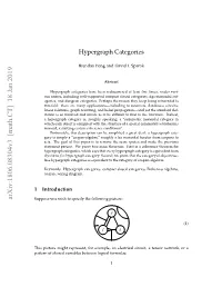 Hypergraph Categories