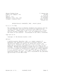 Network Working Group T. Berners-Lee Request for Comments: 3986 W3C/MIT STD: 66 R