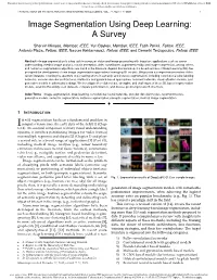 Image Segmentation Using Deep Learning: a Survey