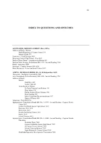 Members Index 99-00
