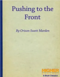 Pushing to the Front.Pdf