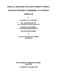 3.3 Effects of Oiigonucleotide Antisense to Dopamine Diareceptor Mrna on Sensitization of Apomorphine-Induced Rotations by Chronic