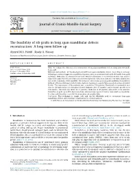 The Feasibility of Rib Grafts in Long Span Mandibular Defects Reconstruction: a Long Term Follow Up