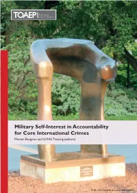 The Interest of States in Accountability for Sexual Violence in Armed