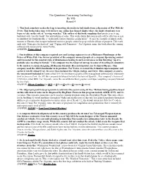 The Questions Concerning Technology by WB Round 4