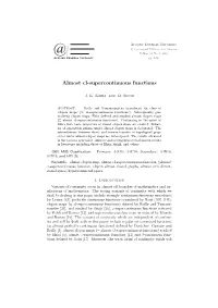Almost Cl-Supercontinuous Functions