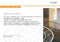 Electrical Conductivity Structure of the Lithosphere in Western Fennoscandia from Three-Dimensional Magnetotelluric Data