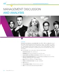 Management Discussion and Analysis |