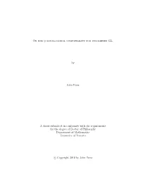 On Mod P Local-Global Compatibility for Unramified GL by John Enns A