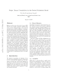 Stripe: Tensor Compilation Via the Nested Polyhedral Model