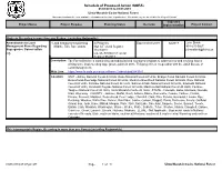 Schedule of Proposed Action (SOPA)