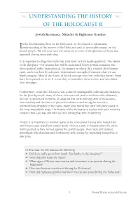 Understanding the History of the Holocaust II