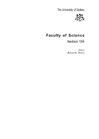 Faculty of Science Handbook 1995