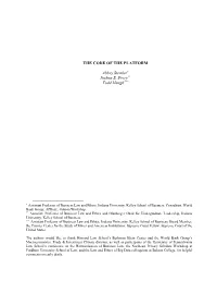 THE CODE of the PLATFORM Abbey Stemler* Joshua E