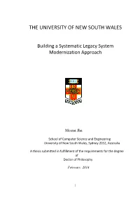 2.4 Legacy System Modernization