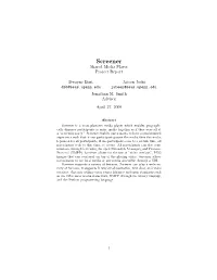 Screener Shared Media Player Project Report