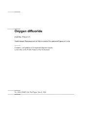 Oxygen Difluoride