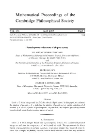 Pseudoprime Reductions of Elliptic Curves