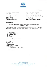 Scrip Code: 500470/890144 Symbol: TATASTEEL/TATASTEELPP Newspaper Advertisement- Results for the Quarter and Nine Months Ended D