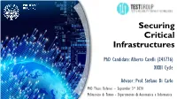 Securing Critical Infrastructures