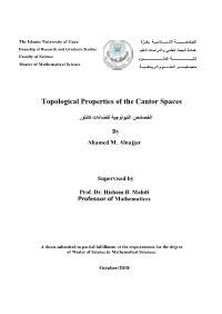 Topological Properties of the Cantor Spaces