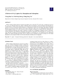 A Review of CO2 Capture by Absorption and Adsorption