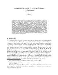 Inverse Semigroups and Combinatorial C*-Algebras