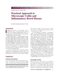 Practical Approach to Microscopic Colitis and Inflammatory Bowel Disease